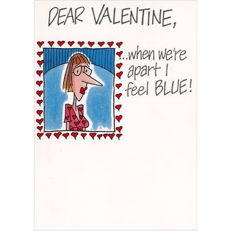 Freedom Greetings I Feel Blue Valentine's Day Card
