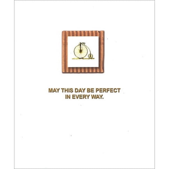 Freedom Greetings Victorian Bicycle Birthday Card