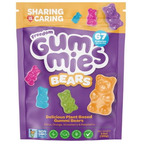 Freedom Gummies Bears 100g, British Import (Pack of 6)