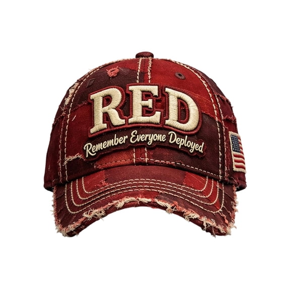 Freedom Hat, Usa 250, 250 Hat, Vintage Mesh Fabric, 3D Printed Baseball, Usa Flag Side Patch, Faded Red, 1 Pc