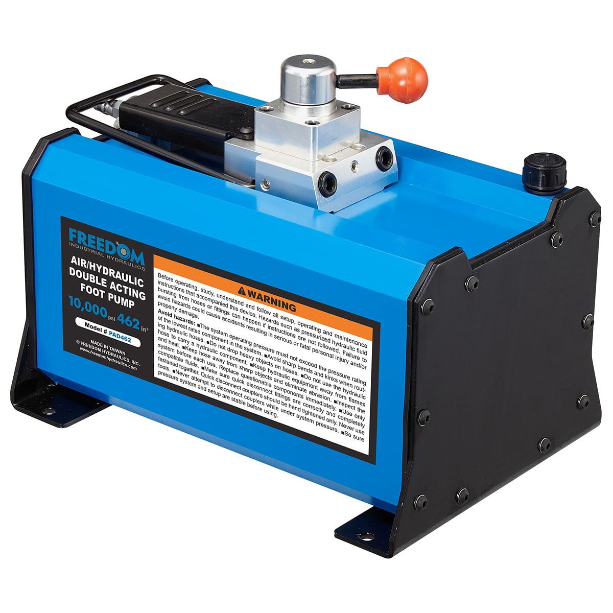 Freedom Hydraulics 462 IN3 10,000 PSI Air Actuated Double Acting Hyd