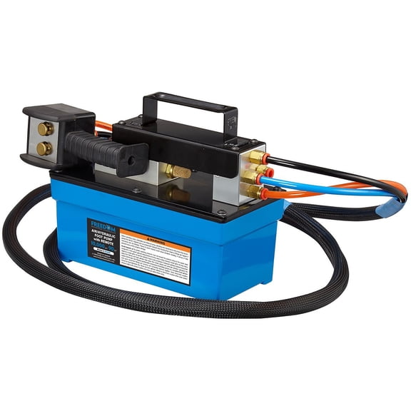 Freedom Hydraulics 90 IN3 10,000 PSI Air Actuated Hyd Treadle Pump W/ Remote - PA90R