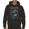 thumbnail image 1 of Freedom Isn’t Free Eagle Sweatshirt Patriotic American Bird Prey DD 214 POW MIA Military Hero Veterans Day Hoodie, 1 of 7