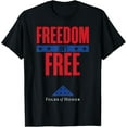 thumbnail image 1 of Freedom Isn't Free Folds Of Honor T-Shirt men and women can wear, black, white, gifts, 1 of 4