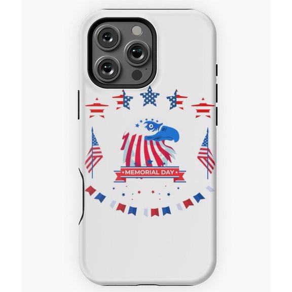 Freedom Isn't Free Memorial Day Phone Case for iPhone 16 15 14 13 12 11 Pro Max Classic Style Phone