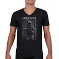 thumbnail image 1 of Freedom Isn't Free V-Neck T-shirt American Hero Patriotic Soldier DD 214 POW MIA Military Warrior Veterans Day Tee, 1 of 7