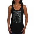 thumbnail image 1 of Freedom Isn't Free Women's Tank Top American Hero Patriotic Soldier DD 214 POW MIA Military Warrior Veterans Day, 1 of 7