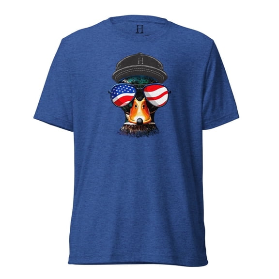 Freedom Mallard Tee  (True Royal Triblend, S)