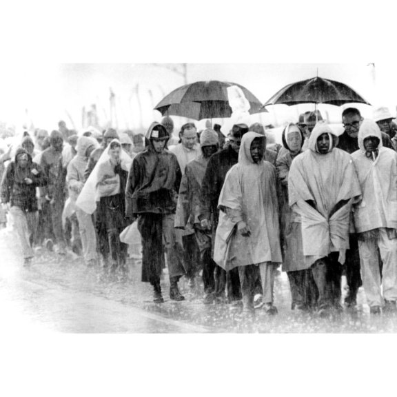 Freedom Marchers On Third Day Of Selma To Montgomery March History (24 x 18)