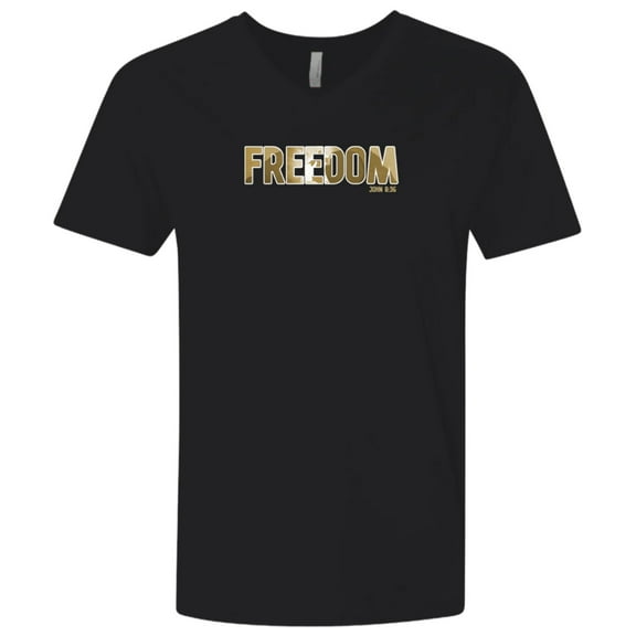 Freedom Men’s Premium Fitted SS V-Neck