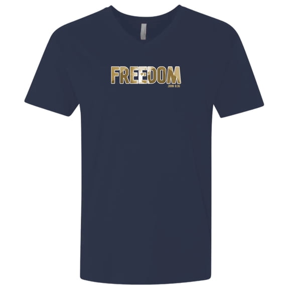 Freedom Men’s Premium Fitted SS V-Neck