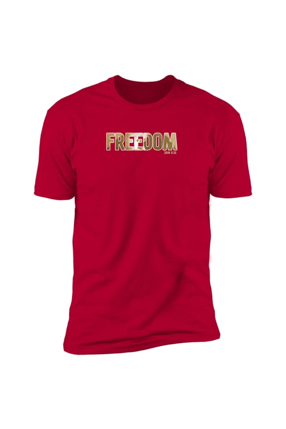 Freedom Men’s Premium Short Sleeve Tee Shirt