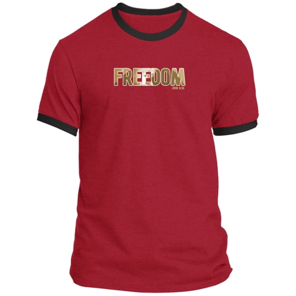 Freedom Men’s Ringer Tee