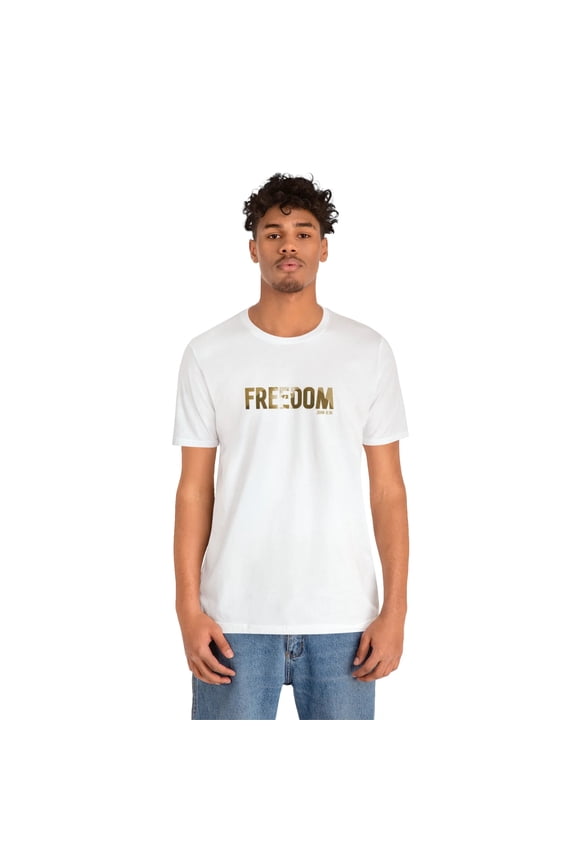 Freedom Men’s Unisex Jersey Short Sleeve Tee