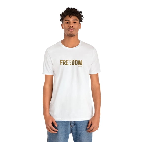 Freedom Men’s Unisex Jersey Short Sleeve Tee