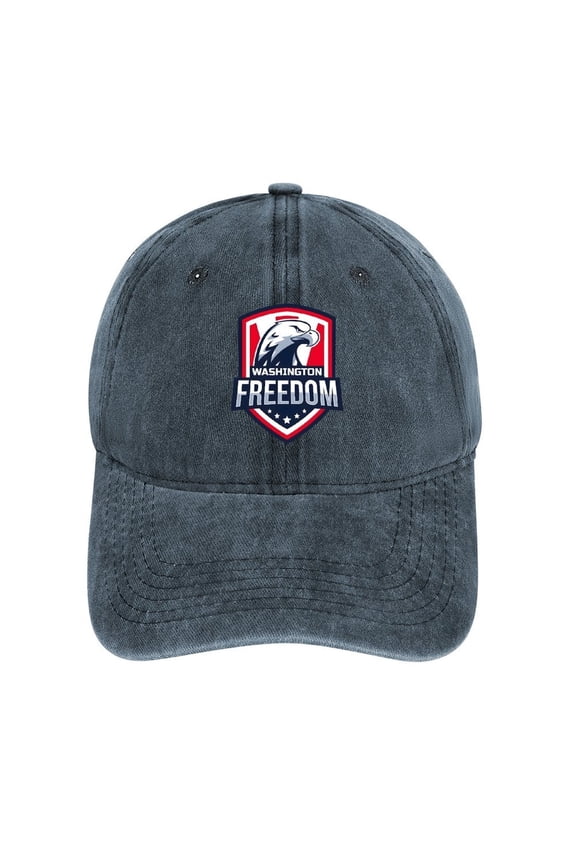 Freedom Navy Baseball Cap for Men Women, Adjustable Snapback Hats Cotton Hat