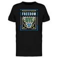 thumbnail image 1 of Freedom Nyc Positive Slogan Tee Men's -Image by Shutterstock, 1 of 2