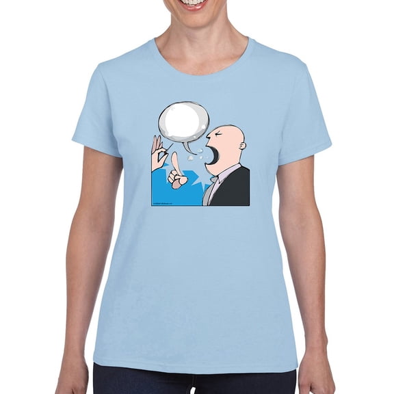 Freedom Of Speech T-Shirt Women -Wilfred Hildonen Designs, Female Large