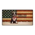 thumbnail image 1 of Freedom Paws Patriotic Boston Terrier Vintage Memorial Day Desk Mat Full Keyboard Mouse Pad Gentleman Dog Lover Gifts Large Mousepad - 12006, 1 of 5