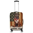 thumbnail image 1 of Freedom Paws Patriotic Boxer Vintage Memorial Day Travel Luggage Cover Boxers Dog Lover Gifts Idea Suitcase Dust Protective Decor - 12006, 1 of 5