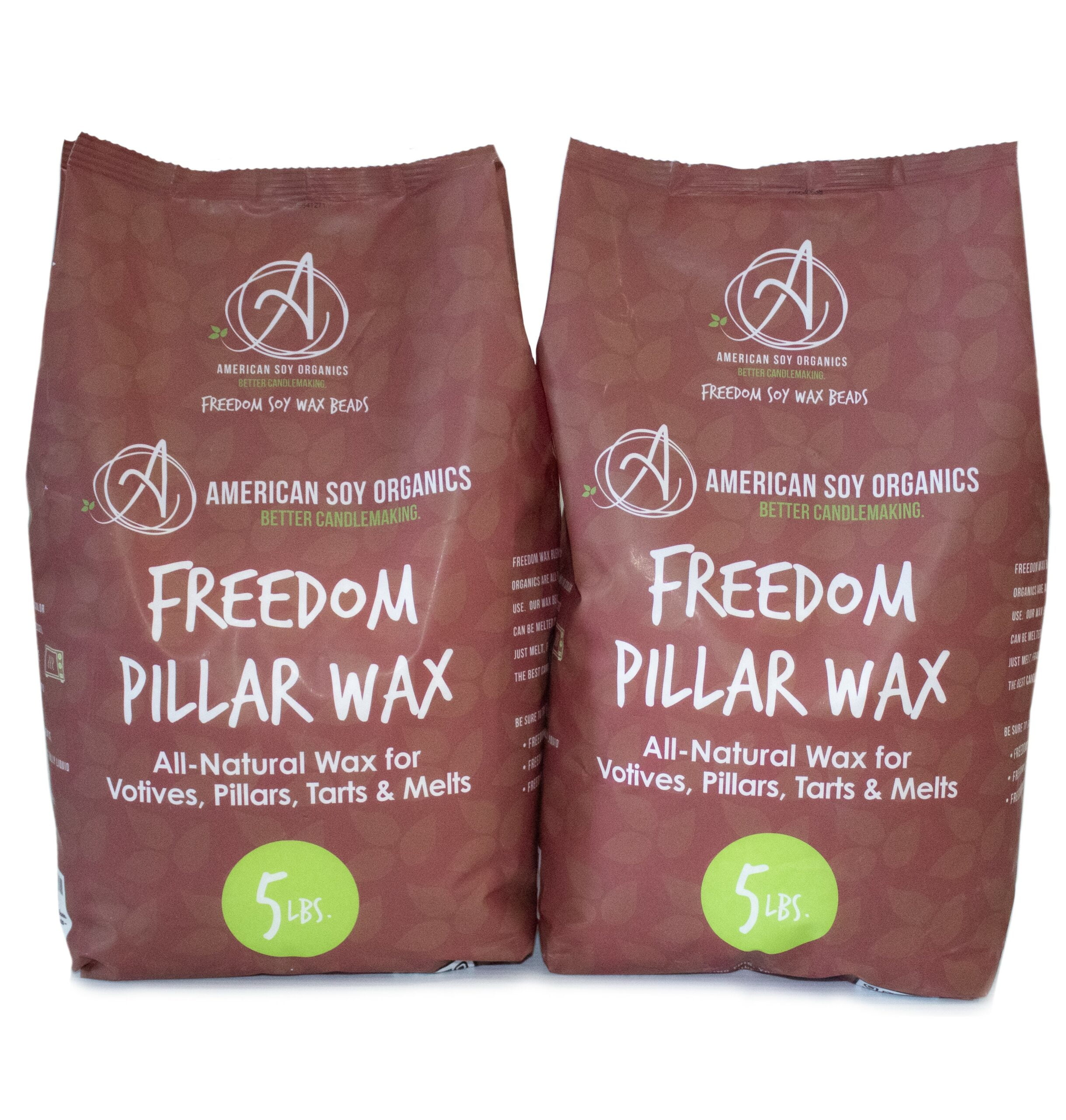Freedom Pillar Soy Wax Beads - 10 lb bag 