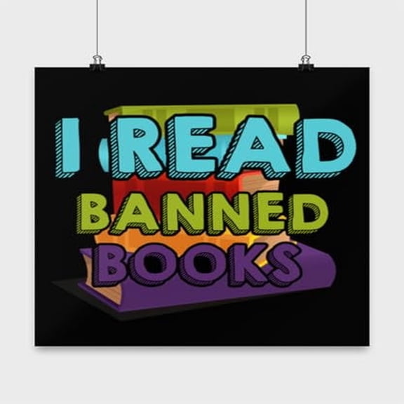 Freedom Wall Art - Book Lovers - 13x13 Poster Print - Home Decor