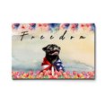 thumbnail image 1 of Freedom Pug on Independence Day 4th of July Horizontal Matte Canvas Poster Dog Lover Gifts Wall Art Home Decor - 01005, 1 of 5