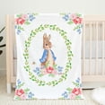 thumbnail image 1 of Freedom Rabbit Ultra Soft Fleece Blanket 30x40in, Cute Rabbit Blanket, Gender Neutral, 1 of 6