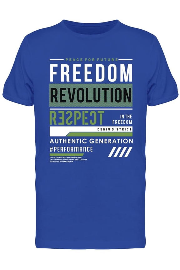 Freedom Revolution Respect T-Shirt Men -Image by Shutterstock, Male Large