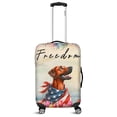 thumbnail image 1 of Freedom Rhodesian Ridgeback on Independence Day 4th of July Travel Luggage Cover Ridgebacks Dog Lover Gifts Suitcase Dust Protective Decor - 01005, 1 of 5