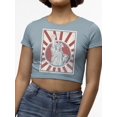 thumbnail image 1 of Freedom Rising Graphic Tee Crop Tee Women's, 1 of 4