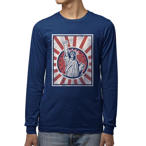 Freedom Rising Graphic Tee Long Sleeve Men's