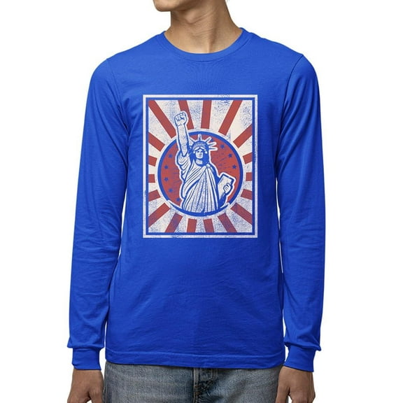 Freedom Rising Graphic Tee Long Sleeve Men's