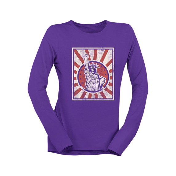 Freedom Rising Graphic Tee Long Sleeve Women's