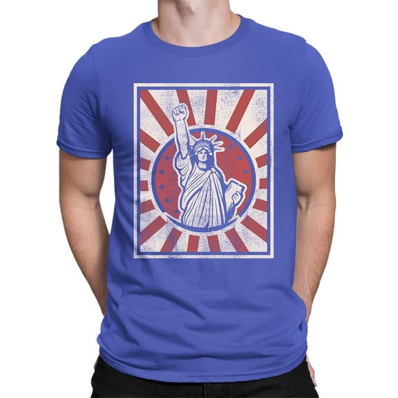 Freedom Rising Graphic Tee T-shirt Color Men's