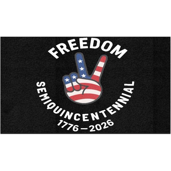 Freedom Semiquincentennia USAA 250th Birthday Mats for Bathroom