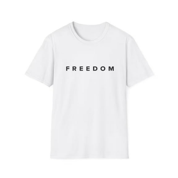 Freedom Shirt Tee Crewneck Short Sleeve Tshirt Men/women Fashion Tops
