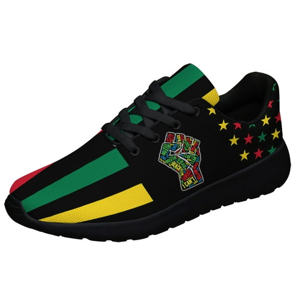 Freedom Shoes Womens Walking Tennis Shoes Mens Fashion 1865 Running Sneakers Black Size 3.5