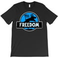 thumbnail image 1 of Freedom, Simple Bold Inspirational Graphic Design For Liberty And Justice - Best Gift G1745 Unisex T-Shirt, Up to Size 5XL, 1 of 2