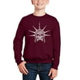 thumbnail image 1 of Freedom Skull - Boy's Word Art Crewneck Sweatshirt, 1 of 3