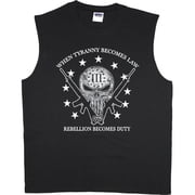 Freedom Skull Sleeveless T-shirt Muscle Tee