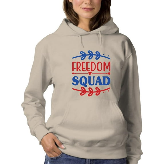 Freedom Squad W Garland Hoodie Women -Image by Shutterstock, Female Small