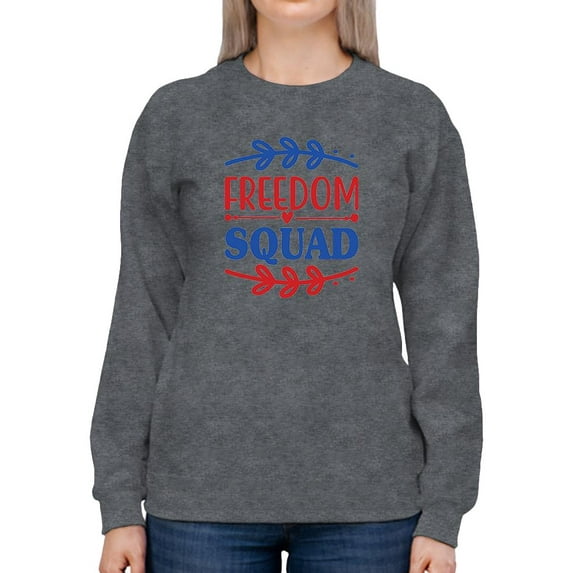 Freedom Squad W Garland Sweatshirt Women -Image by Shutterstock, Female 5X-Large