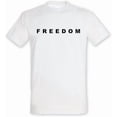 thumbnail image 1 of Freedom T-Shirt Freedom Merch Shirt Unisex Casual Short Sleeve Crew Neck Letter Print Graphic Tee Tops, 1 of 8
