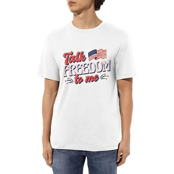 Freedom T-Shirt Freedom Merch Shirt Unisex Casual Short Sleeve Crew Neck Letter Print Graphic Tee Tops