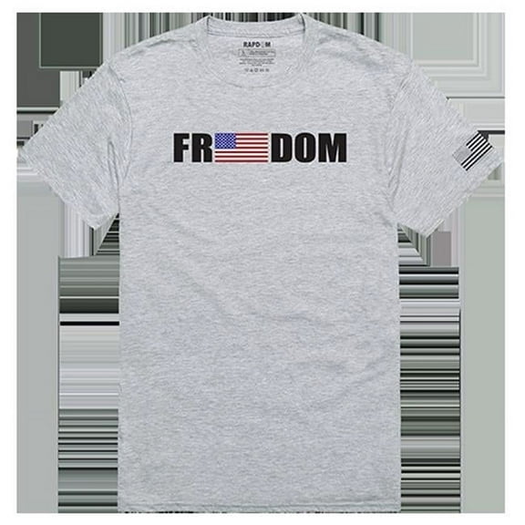 Freedom Tactical Graphic T-shirt, Heather Grey - Large