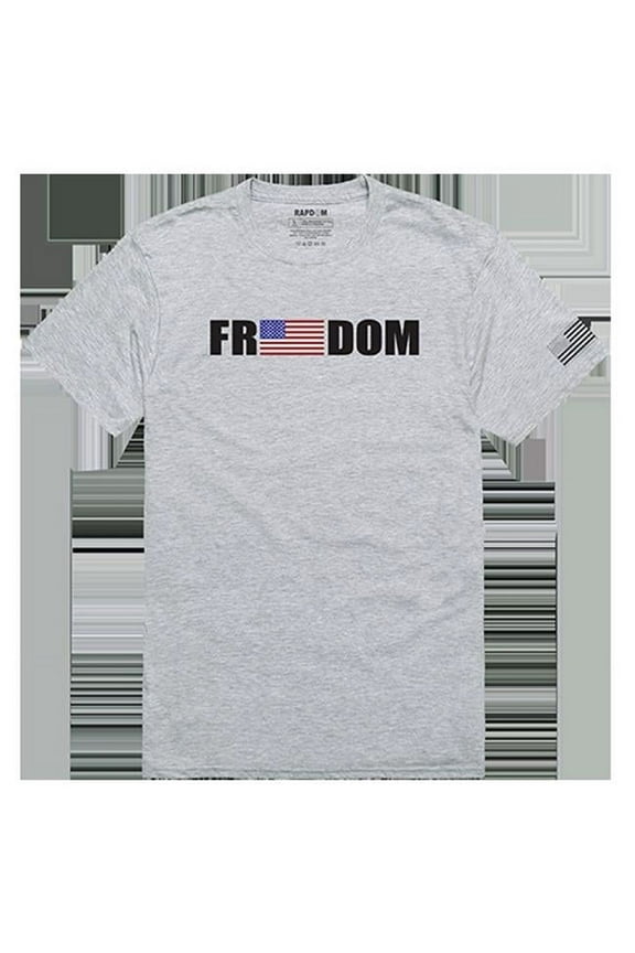 Freedom Tactical Graphic T-shirt, Heather Grey - Small