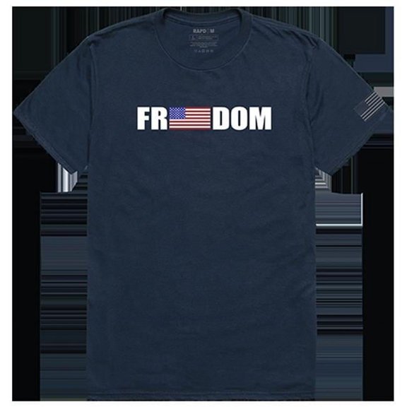 Freedom Tactical Graphic T-shirt, Navy - Medium