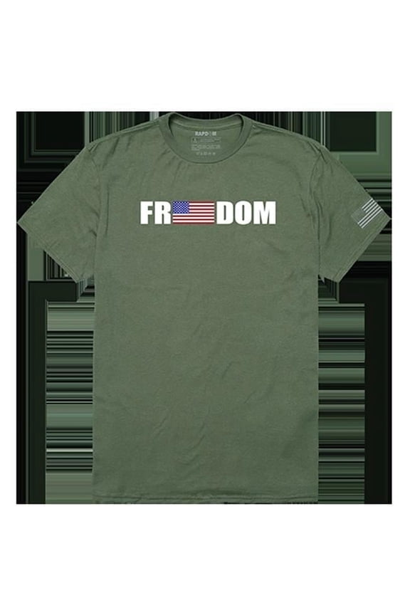 Freedom Tactical Graphic T-shirt, Olive - Large