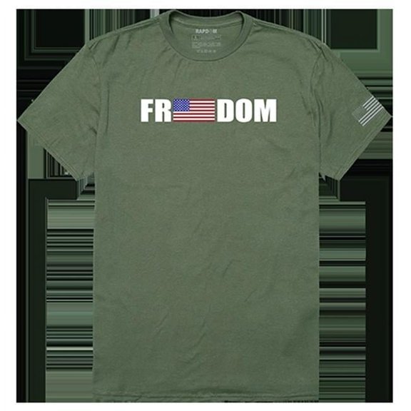 Freedom Tactical Graphic T-shirt, Olive - Small